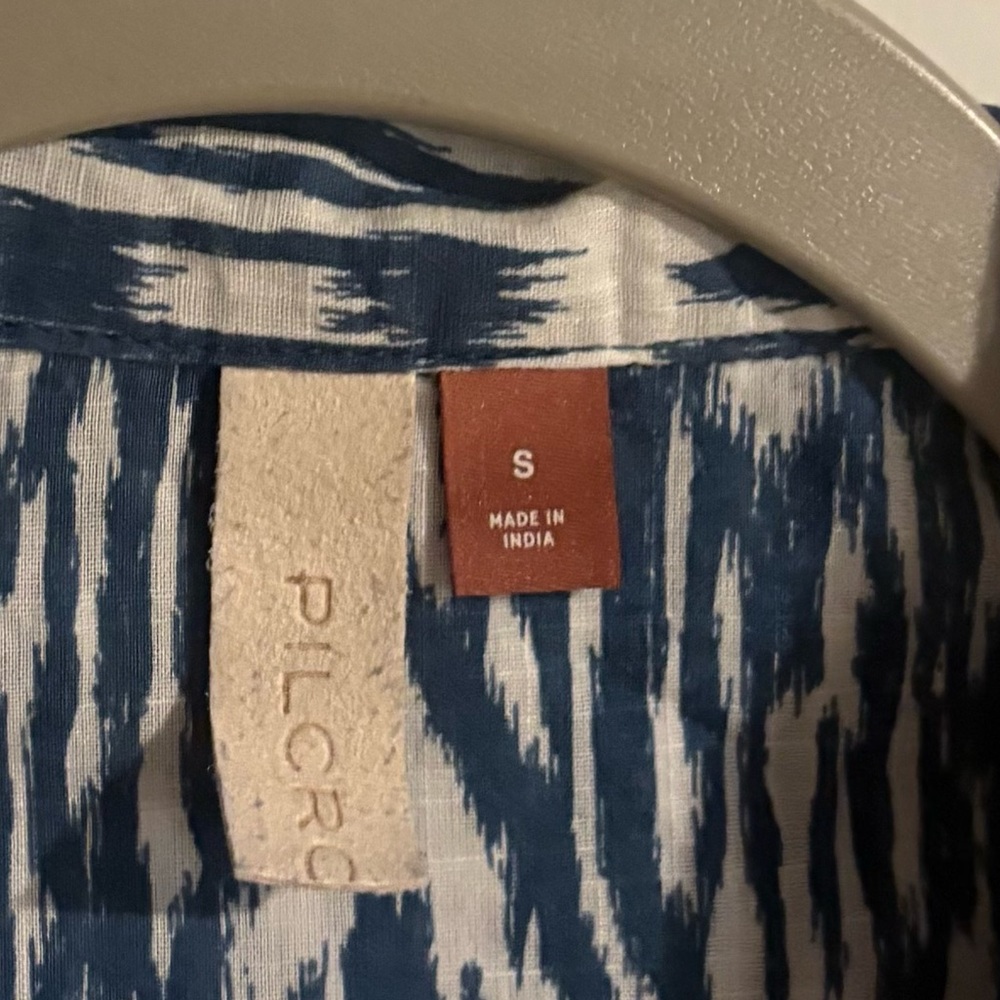 PILCRO Anthropologie Printed Voile Surf Shirt - Picture 9 of 11